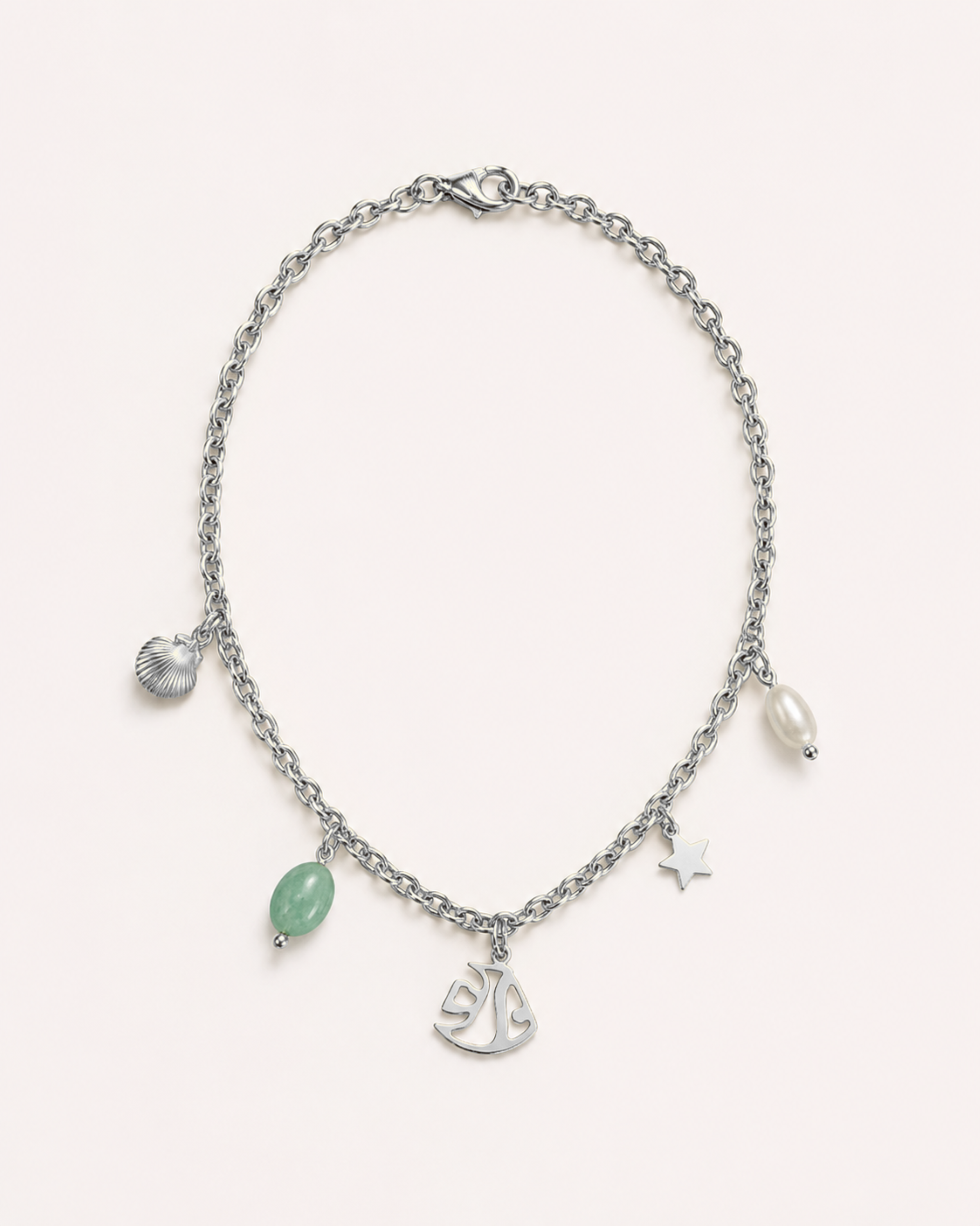 Collana pesciolino e ciondoli