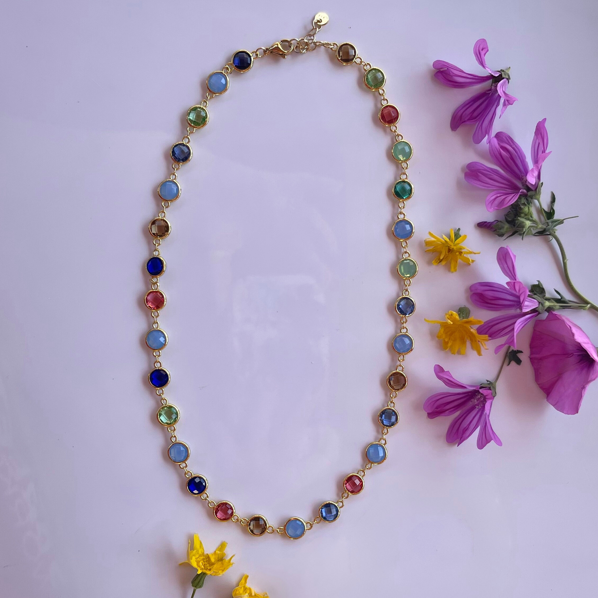 Collana cristalli Multicolor