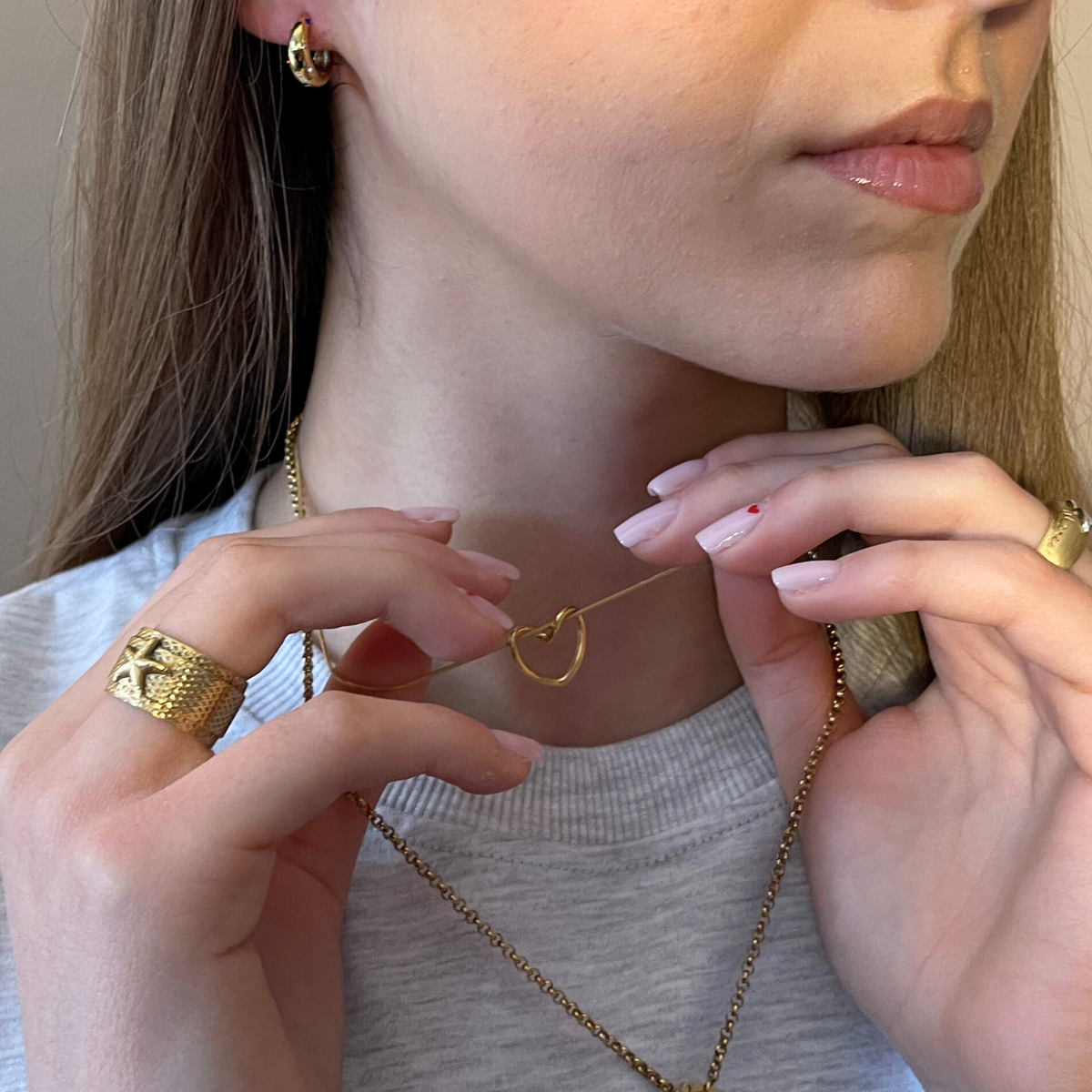 Collana cuore minimal