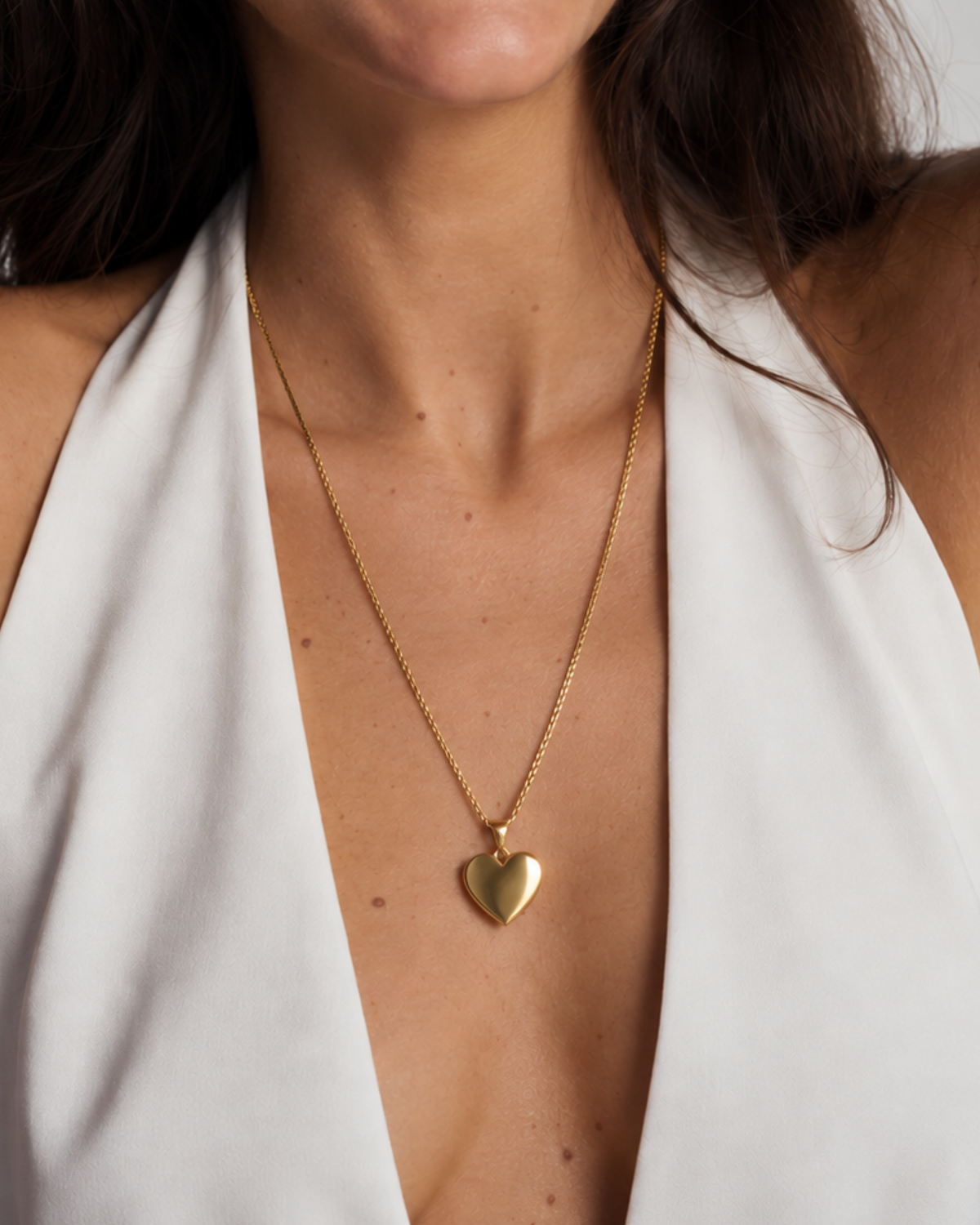 Collana catena box chain con cuore da incidere