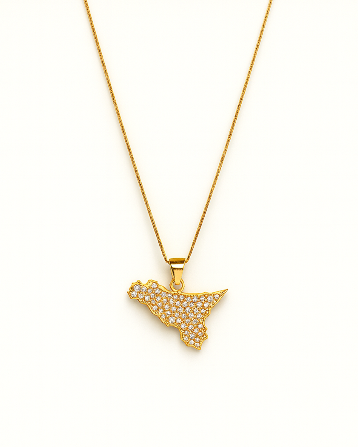 Collana Sicilia con zirconi