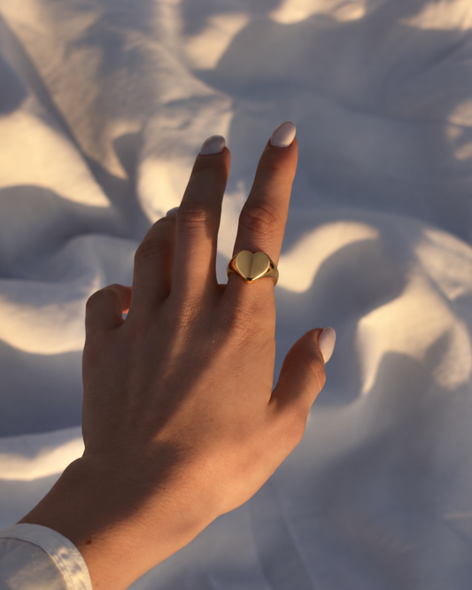 Anello Timbro Cuore