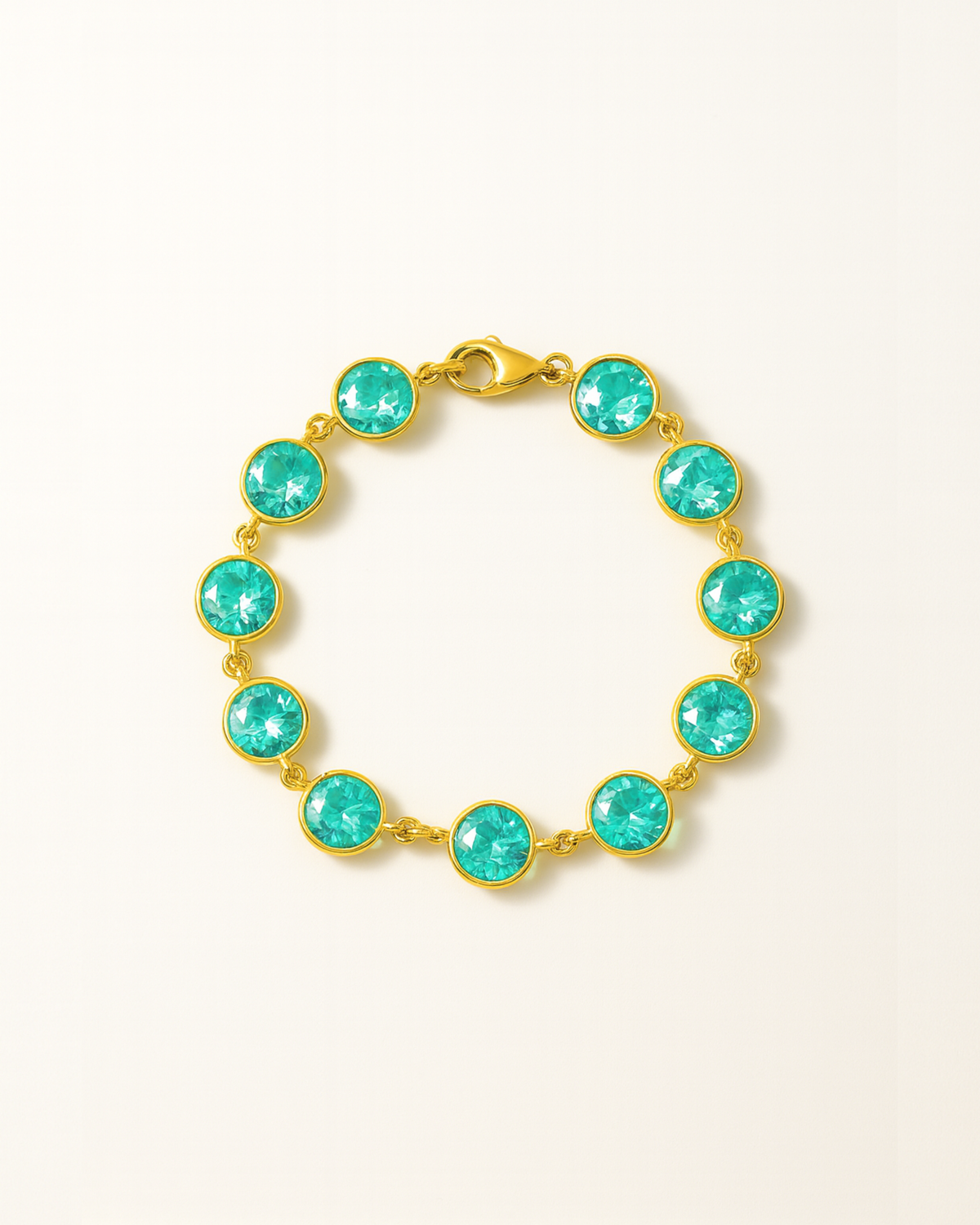 Bracciale cristalli  Verde Lime