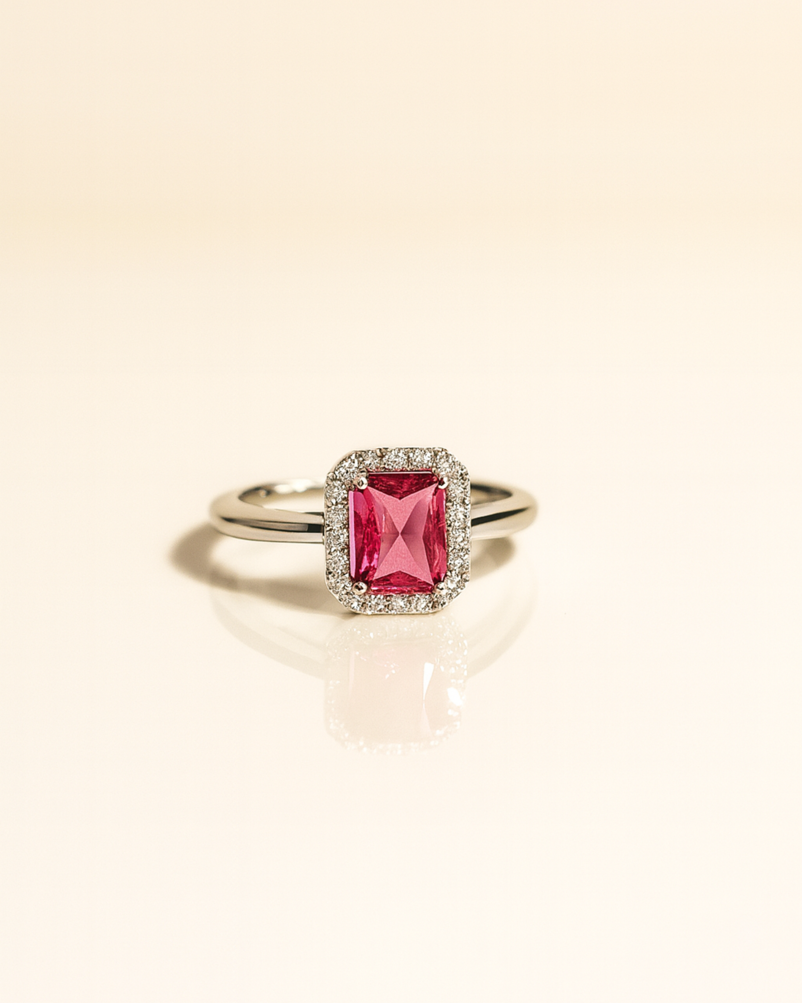 Anello Crystal pink