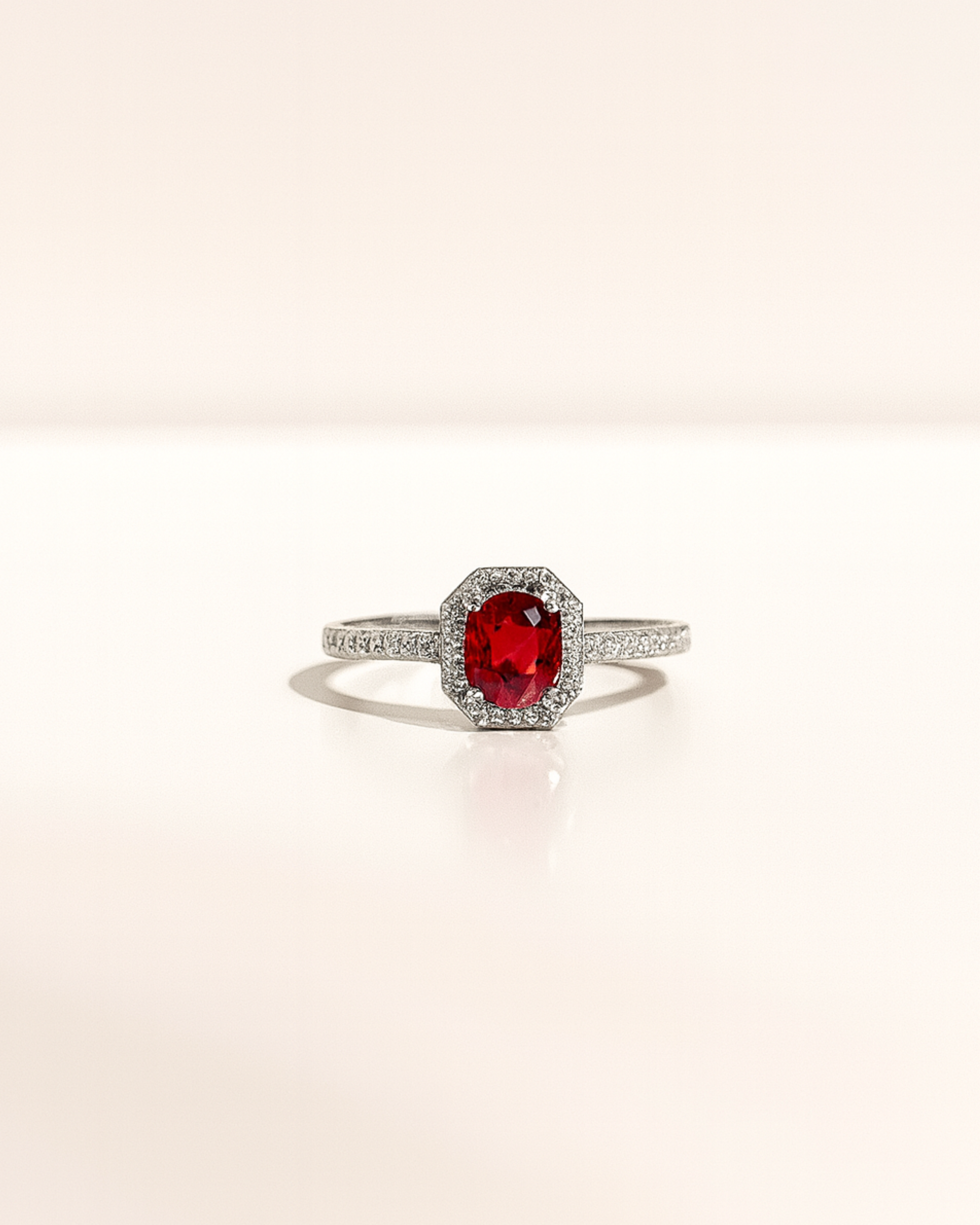 Anello Crystal red