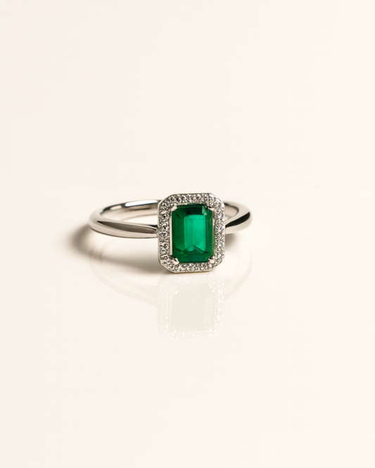 Anello Crystal green
